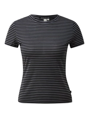 Foto van product QS Shirt donkergrijs / zwart