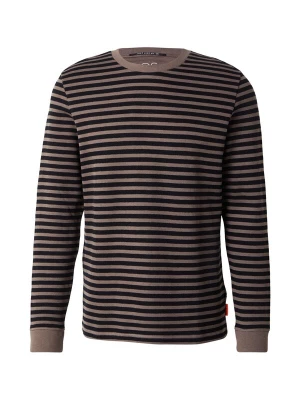 Foto van product QS Shirt lichtbruin / zwart