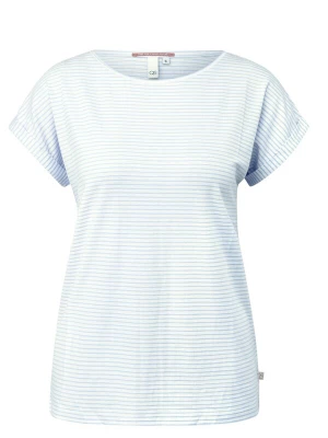 Foto van product QS Shirt 'Q / designed by - Dames t-shirt' blauw