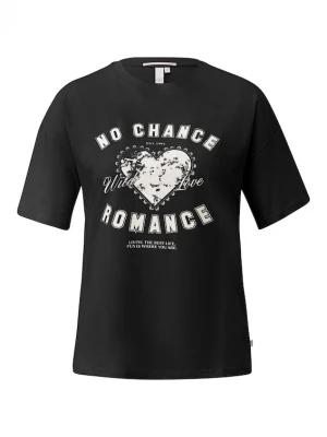 Foto van product QS Shirt zwart / wit