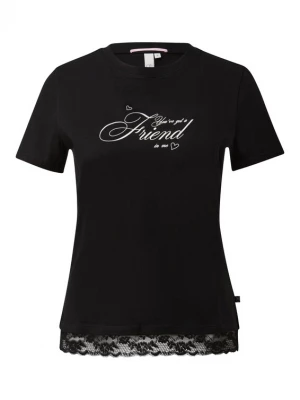 Foto van product QS Shirt zwart / wit