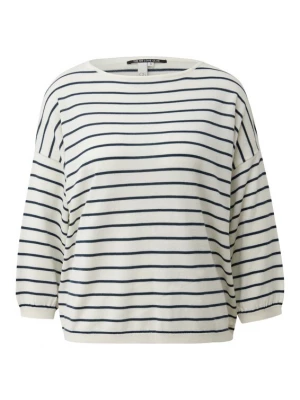 Foto van product QS Trui donkerblauw / wit