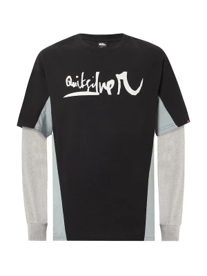 Foto van product QUIKSILVER Functioneel shirt 'SYNC DOUBLE' grijs / zwart / wit