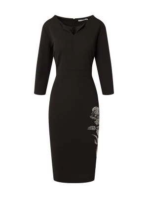 Foto van product Quiosque Cocktailjurk '4TN010' zwart gemêleerd / zilver