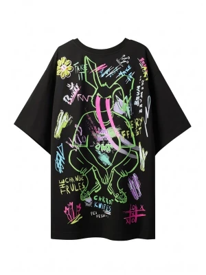 Foto van product QWX2 Shirt 'Wolf Hunter' zwart