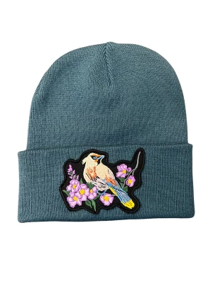 Foto van product RADADA Muts 'Waxwing Bird' duifblauw