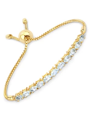 Foto van product Rafaela Donata Armband lichtblauw / goudgeel