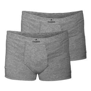 Foto van product Ragman Boxershorts grijs gemêleerd / zwart