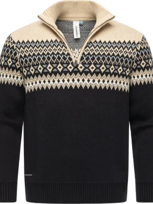 Foto van product Ragwear Trui beige / zwart / wit