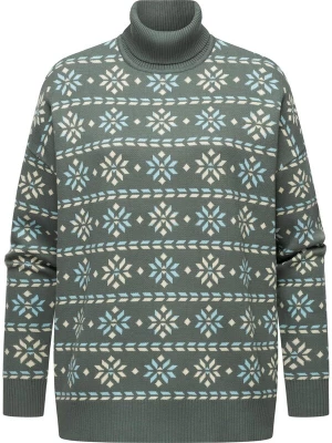 Foto van product Ragwear Trui 'Danika' beige / lichtbeige / donkergroen