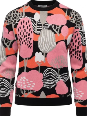 Foto van product Ragwear Trui 'Treenara' oranje / rosa / zwart / wit