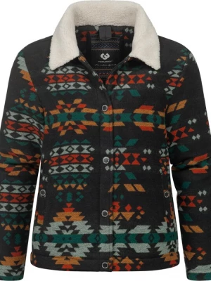 Foto van product Ragwear Tussenjas 'Walinea Ikat' donkergroen / donkeroranje / rood