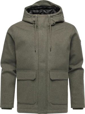 Foto van product Ragwear Winterjas 'Mr Them Felt Youmodo' donkergroen