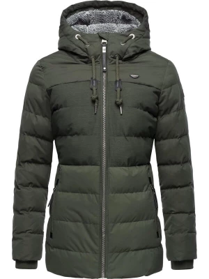 Foto van product Ragwear Winterjas 'Quantic' olijfgroen / zwart / wit