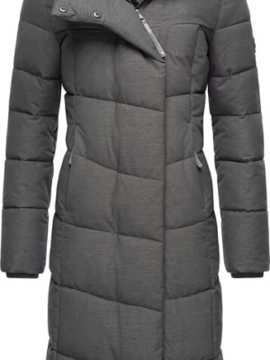 Foto van product Ragwear Wintermantel 'Pavla' donkergrijs / wit