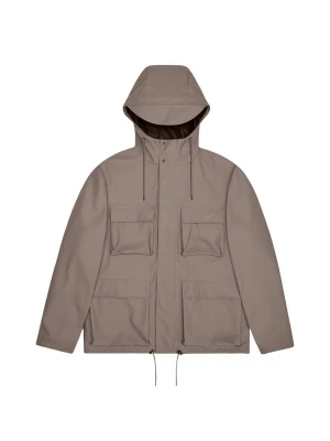 Foto van product RAINS Tussenjas 'Pocket Jcket W3 UNISEX 12210' taupe