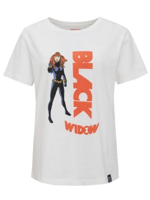 Foto van product Recovered Shirt 'Black Widow Graphic' ecru