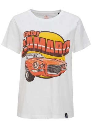 Foto van product Recovered Shirt 'Chevy Camaro' ecru