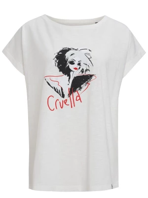 Foto van product Recovered Shirt 'Cruella Devil Art' wit