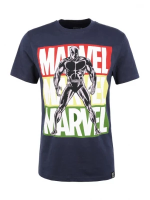 Foto van product Recovered Shirt 'Marvel Black Panther Pop Art' donkerblauw