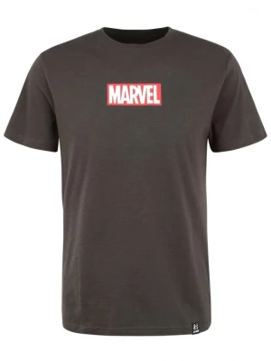 Foto van product Recovered Shirt 'Marvel Classic Logo' donkergrijs