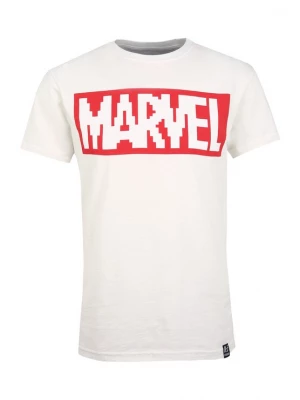 Foto van product Recovered Shirt 'Marvel Pixel Logo' ecru