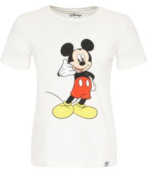 Foto van product Recovered Shirt 'Mickey Mouse Phone' ecru