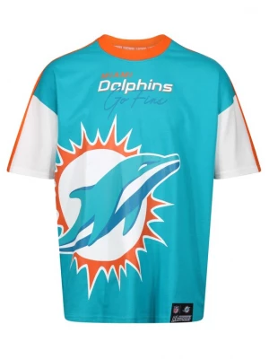 Foto van product Recovered Shirt 'NFL Dolphins Miami Cut and Sew Oversized' aqua