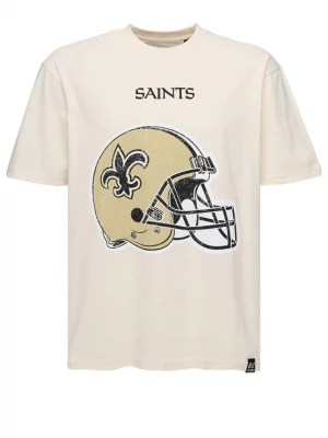 Foto van product Recovered Shirt 'NFL Saints Helmet Relaxed' beige