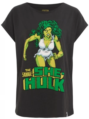 Foto van product Recovered Shirt 'She Hulk' zwart