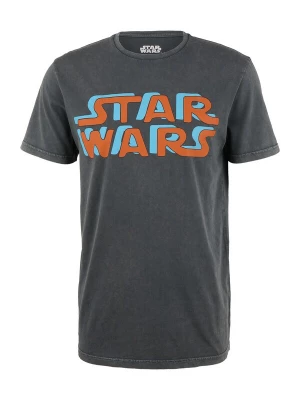 Foto van product Recovered Shirt 'Star Wars Sketched Logo' donkergrijs