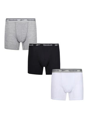 Foto van product Reebok Boxershorts 'AINSLIE' marine / grijs gemêleerd / zwart / wit