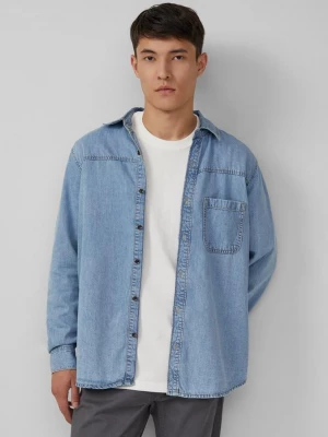 Foto van product Regular fit: casual katoenen denim shirt s.Oliver blauw