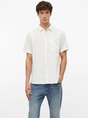 Foto van product Regular fit: fijn gestructureerd shirt met korte mouwen s.Oliver wit