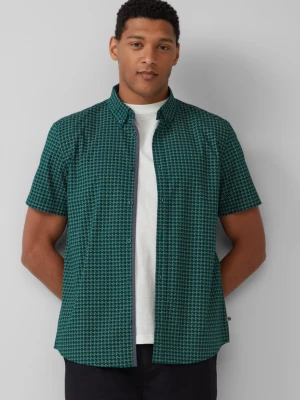 Foto van product Regular fit: gedessineerd katoenen overhemd met korte mouwen en button-down kraag s.Oliver