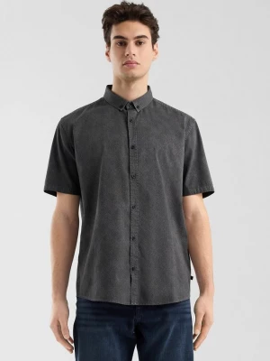 Foto van product Regular fit: gewassen overhemd met print all-over QS zwart
