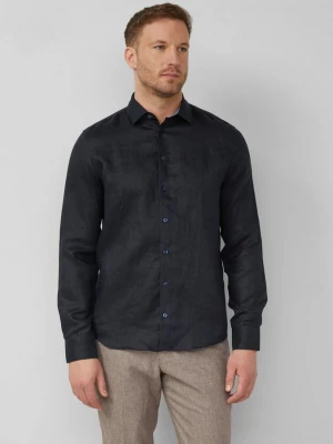 Foto van product Regular fit: hoogwaardig overhemd van puur linnen s.Oliver blauw