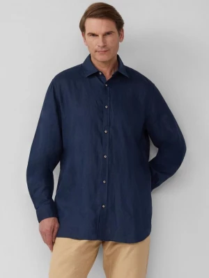 Foto van product Regular fit: linnen overhemd met lange mouwen s.Oliver blauw