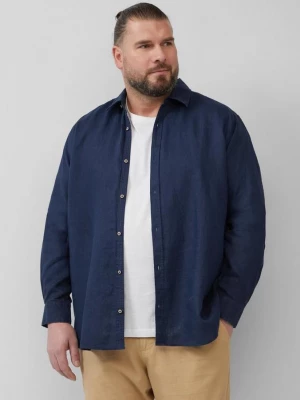 Foto van product Regular fit: linnen overhemd met lange mouwen s.Oliver blauw