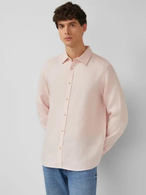 Foto van product Regular fit: overhemd van puur linnen s.Oliver roze