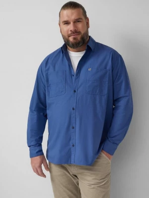 Foto van product Regular fit: twill overhemd met Kent kraag en borstzakken s.Oliver blauw