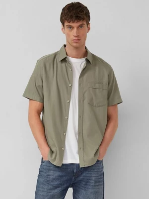 Foto van product Regular fit: Zacht shirt met korte mouwen en borduursel s.Oliver olijfgroen