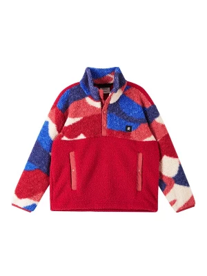 Foto van product Reima Fleece jas 'Muhku' blauw / navy / cranberry / wit
