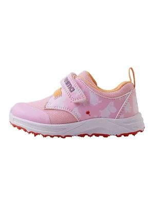 Foto van product Reima Sneakers ' Moomin Ekana ' grijs / oranje / lichtroze / bloedrood