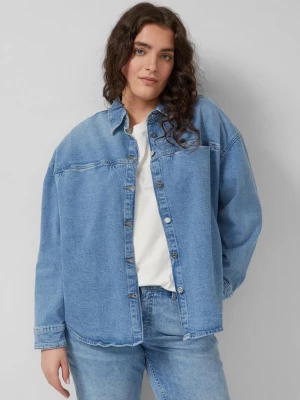 Foto van product Relaxed denim jack met overhemdkraag s.Oliver blauw