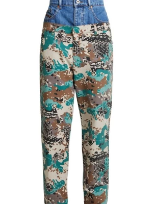 Foto van product Relaxed fit jeans Diesel donkergroen