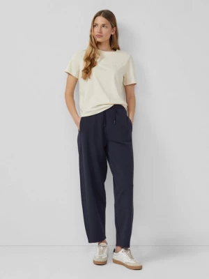 Foto van product Relaxed fit joggingbroek met wijde pijp en elastische tailleband s.Oliver blauw