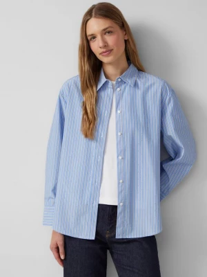 Foto van product Relaxed fit overhemdblouse met strepen en edelstenen s.Oliver