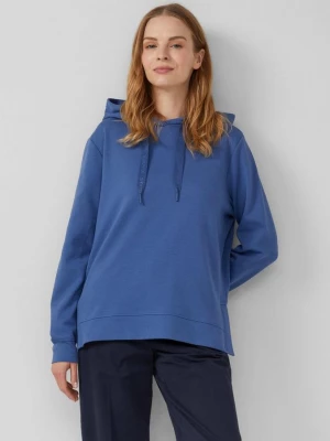 Foto van product Relaxed sweatshirt met split opzij s.Oliver blauw