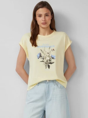Foto van product Relaxed T-shirt met print op voorzijde s.Oliver geel